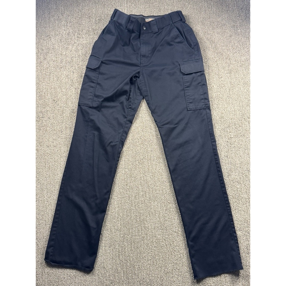5.11 Tactical Mens 32 Twill PDU Class B Cargo Pant Unhemmed Blue